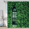 Shower Curtain Waterproof And Mildew-Proof 3D Digital Printing Plant Stone Printing Shower Bathroom Partition