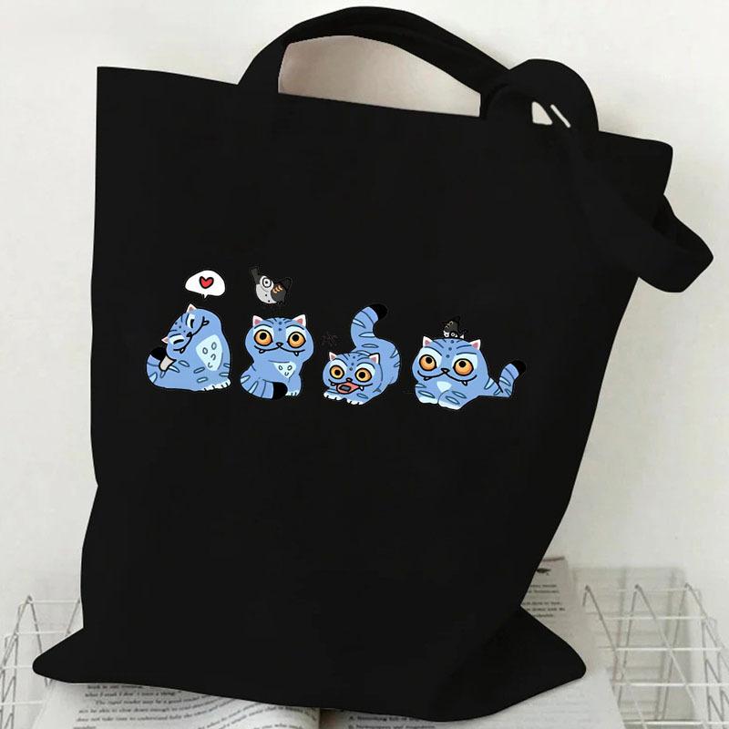 KPop Dämonenjäger Cartoon Peripherie Canvas Tasche Große Kapazität Lässige Umhängetasche