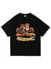 Burger Pommes 2 T-Shirt Mode Herren Harajuku Ästhetik Niedlich Icrimax T-Shirt Unisex Hohe Qualität Cartoon Lässige T-Shirts