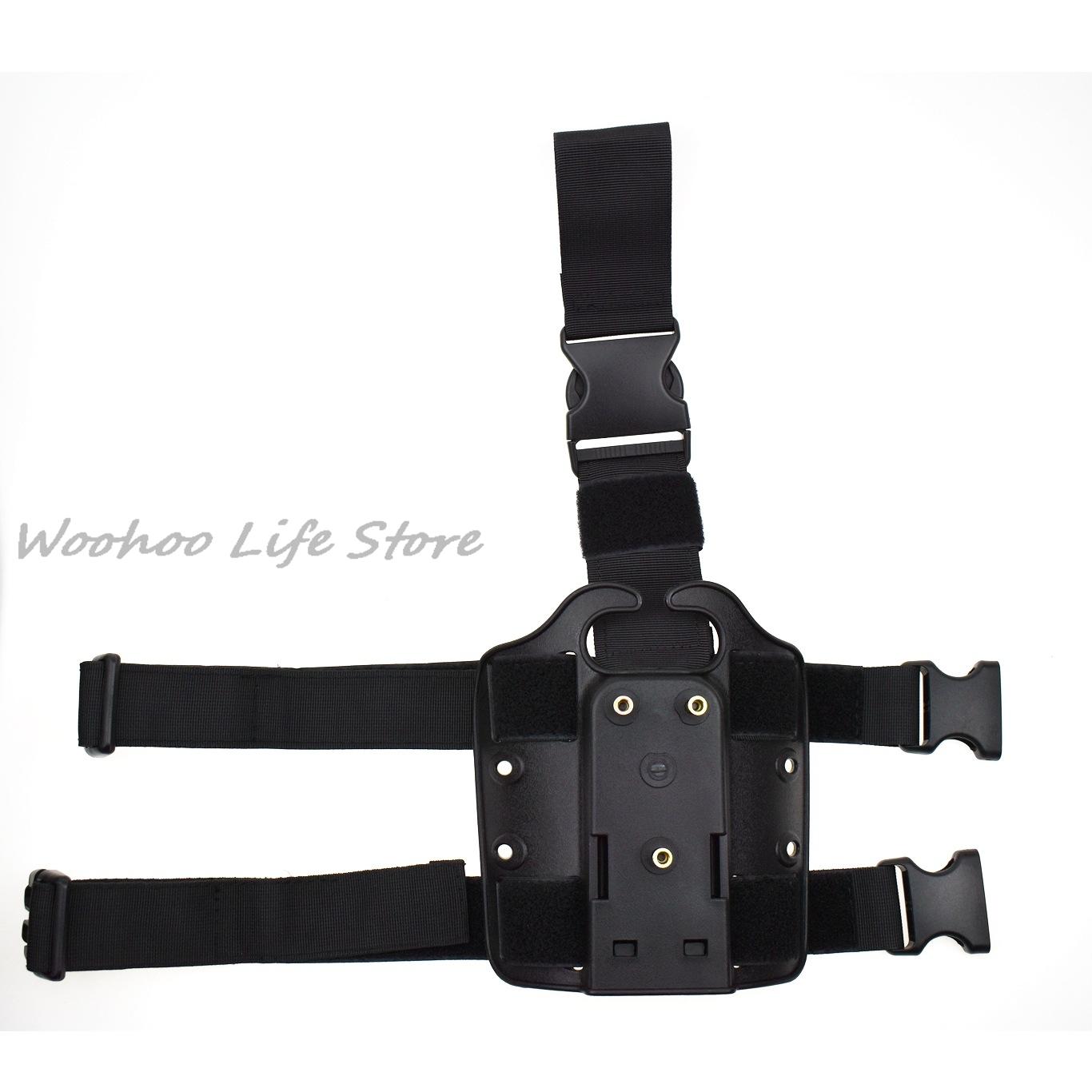 

Tactical Leg Holster Universal Dual Strap Hunting Gear for Outdoor Tactical Use with Adjustable Platform