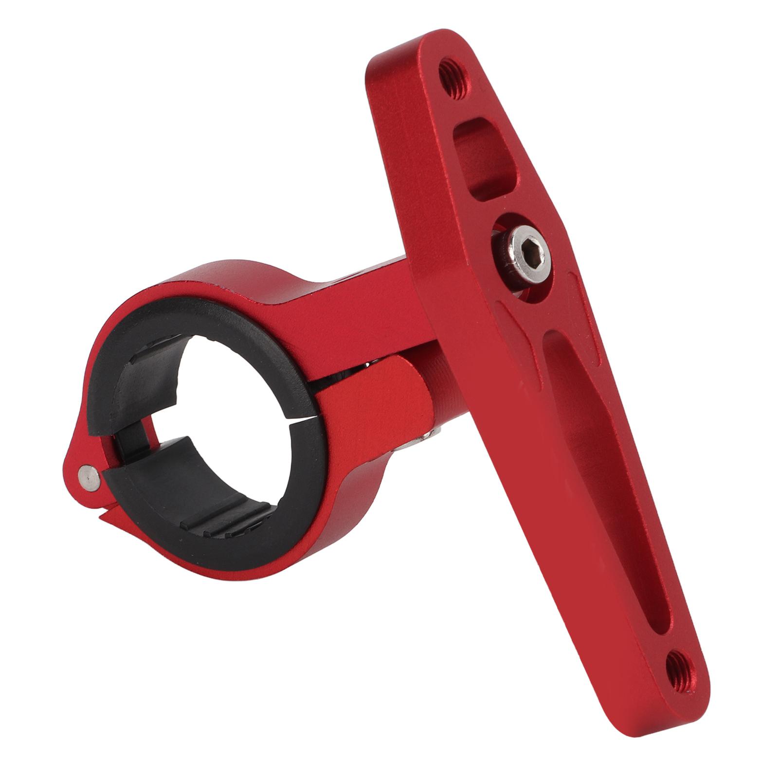 ENLEE Адаптер для крепления держателя велосипедной бутылки с водой Алюминиевый сплав Регулируемый Велосипедный руль Подседельный штырь Флягодержатель красный