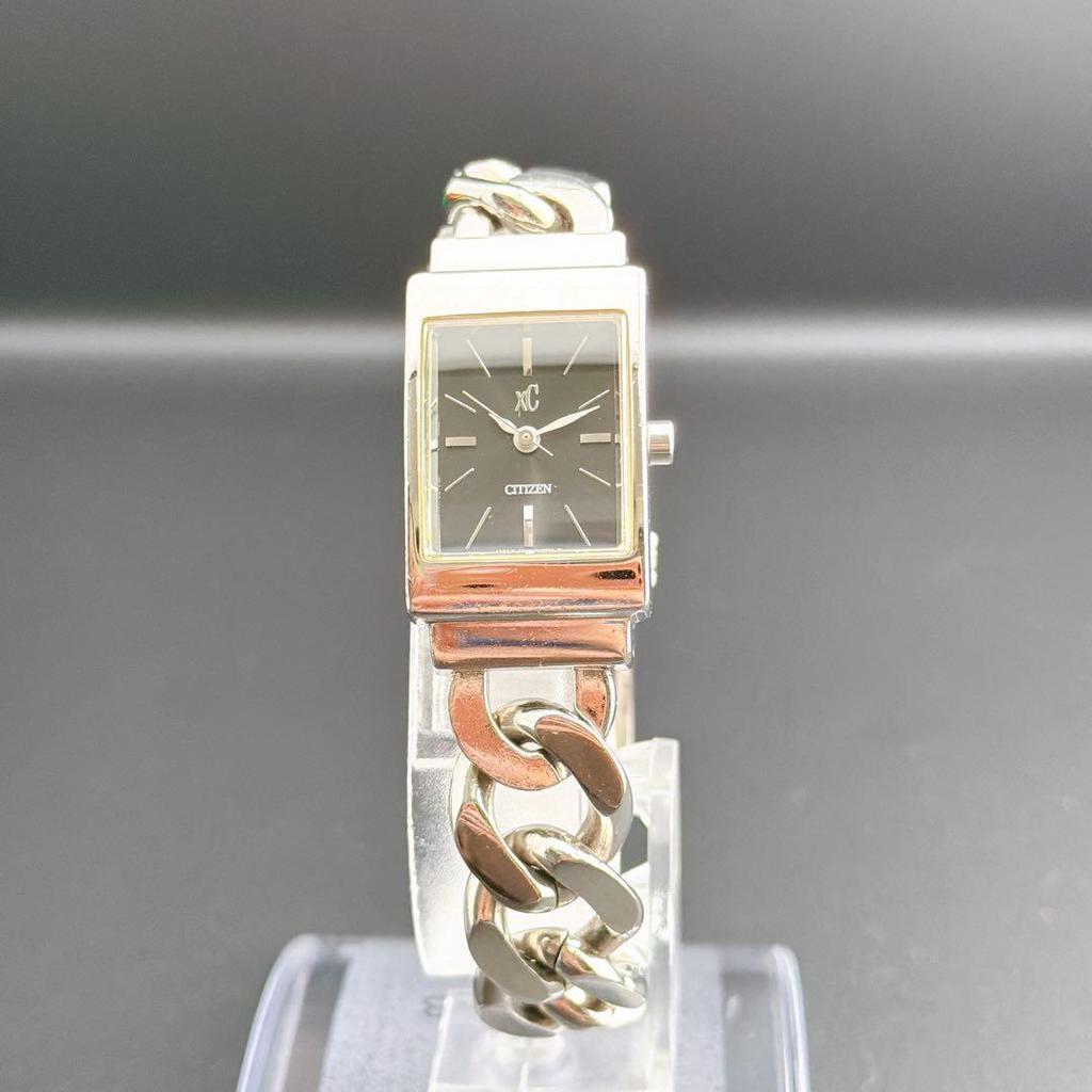 Used Rare Citizen Cross Sea Quartz Ladies Watch Bracelet Retro