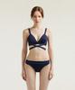 Ageunel Denim Bikini Bra