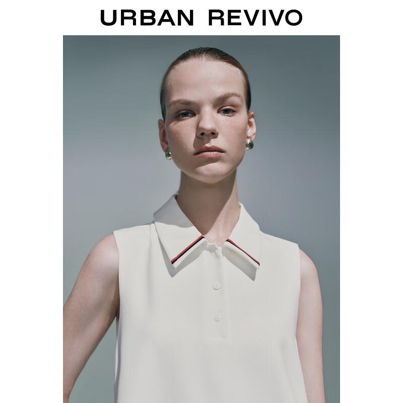 UR Women's Polo Collar A-line Sleeveless Dress