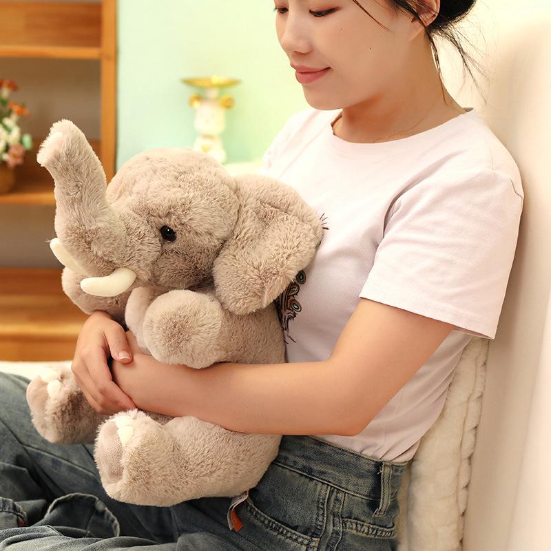 Soft Elephant Plush Toy - Adorable Baby Doll Gift for Birthdays
