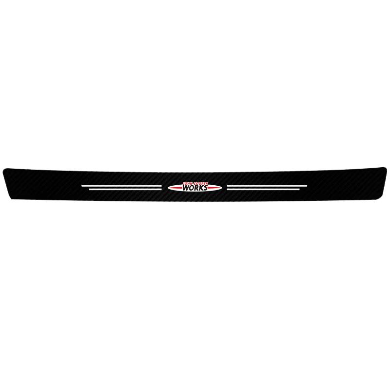 

1/4/5Pcs Car Door Sill Scuff Plate Decor Carbon Fiber Stickers For MINI Cooper JCW WORKS R55 R56 F55 F56 R57 R58 R59 R60 R50 R61