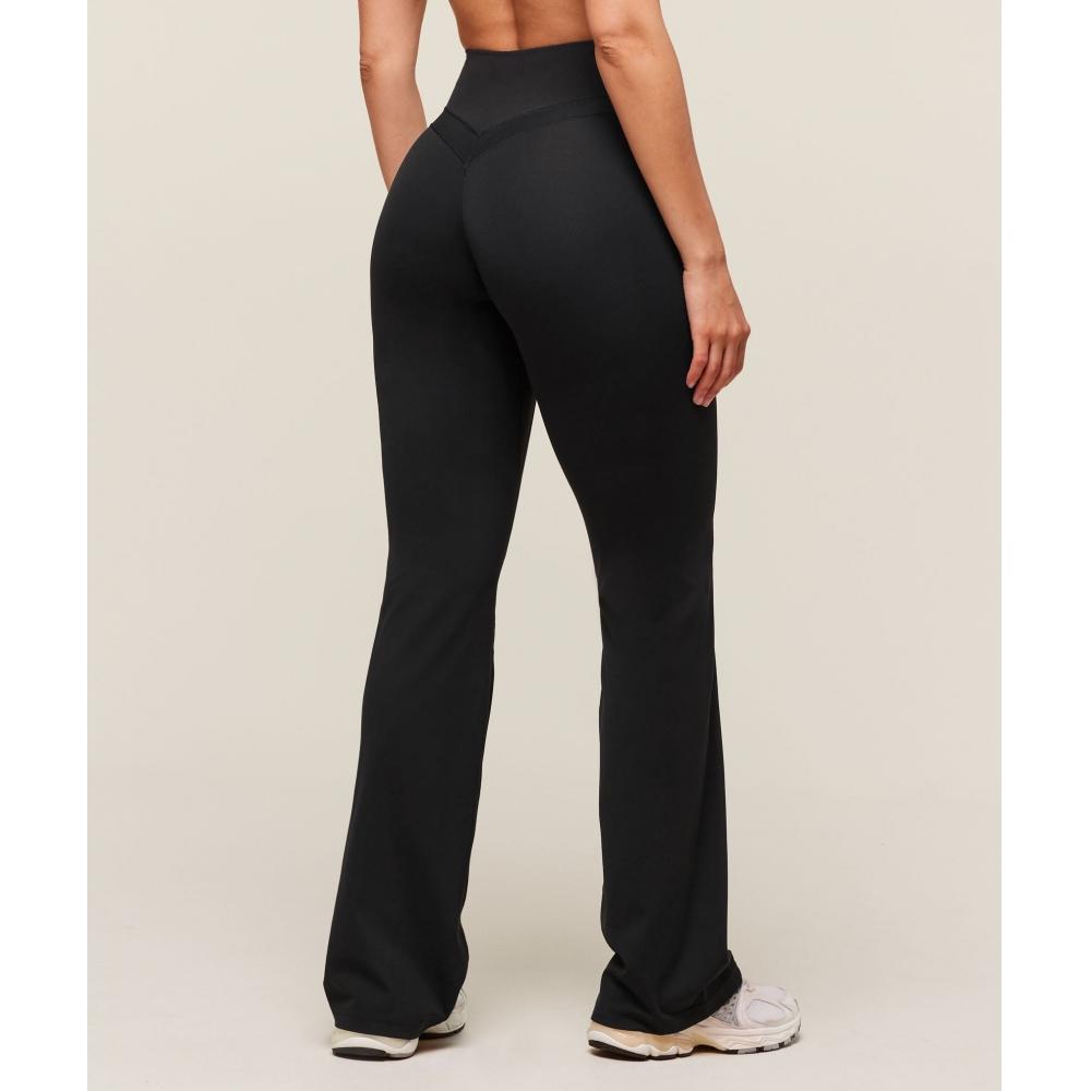 Gymshark Whitney Flared Leggings Black B3c8s Bb2j