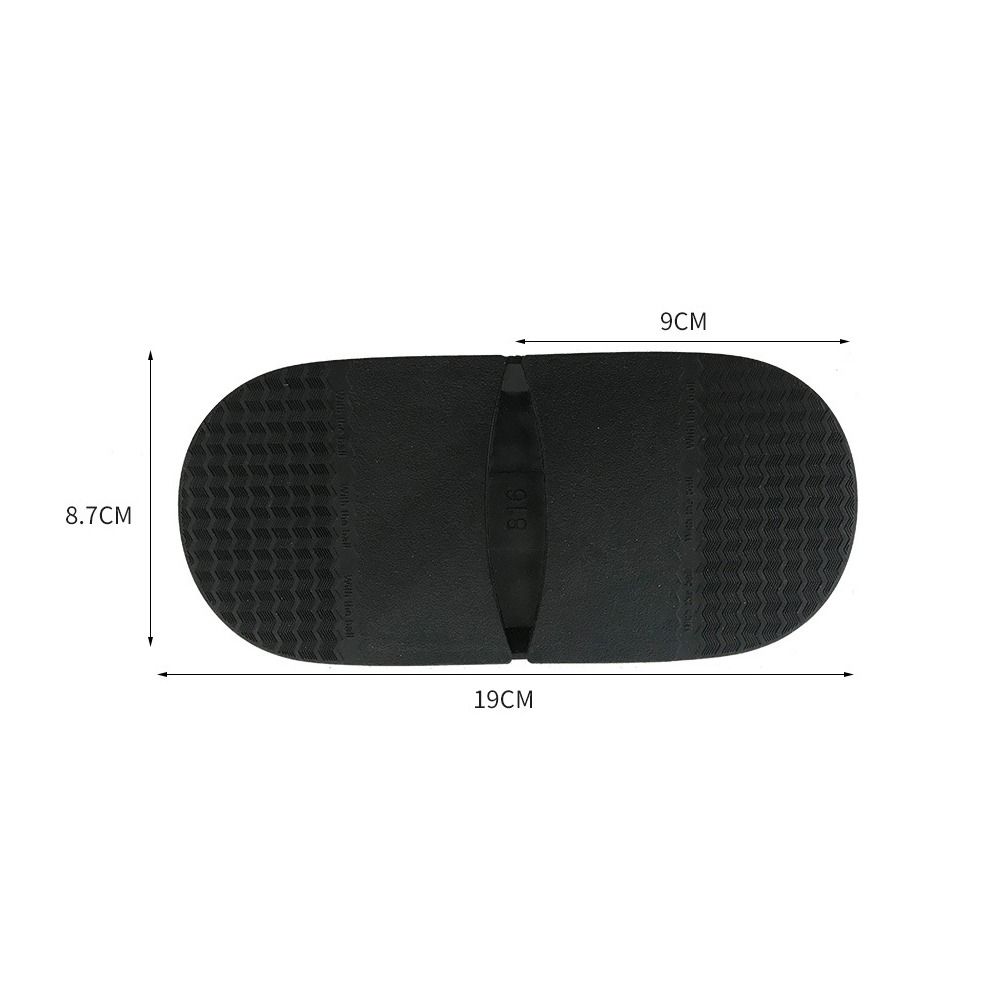 1Pair Thicken Rubber Shoe Soles for Men Leather Business Shoes Heel Sole Non-slip Repair DIY Replacement Outsoles Black Mat Pad