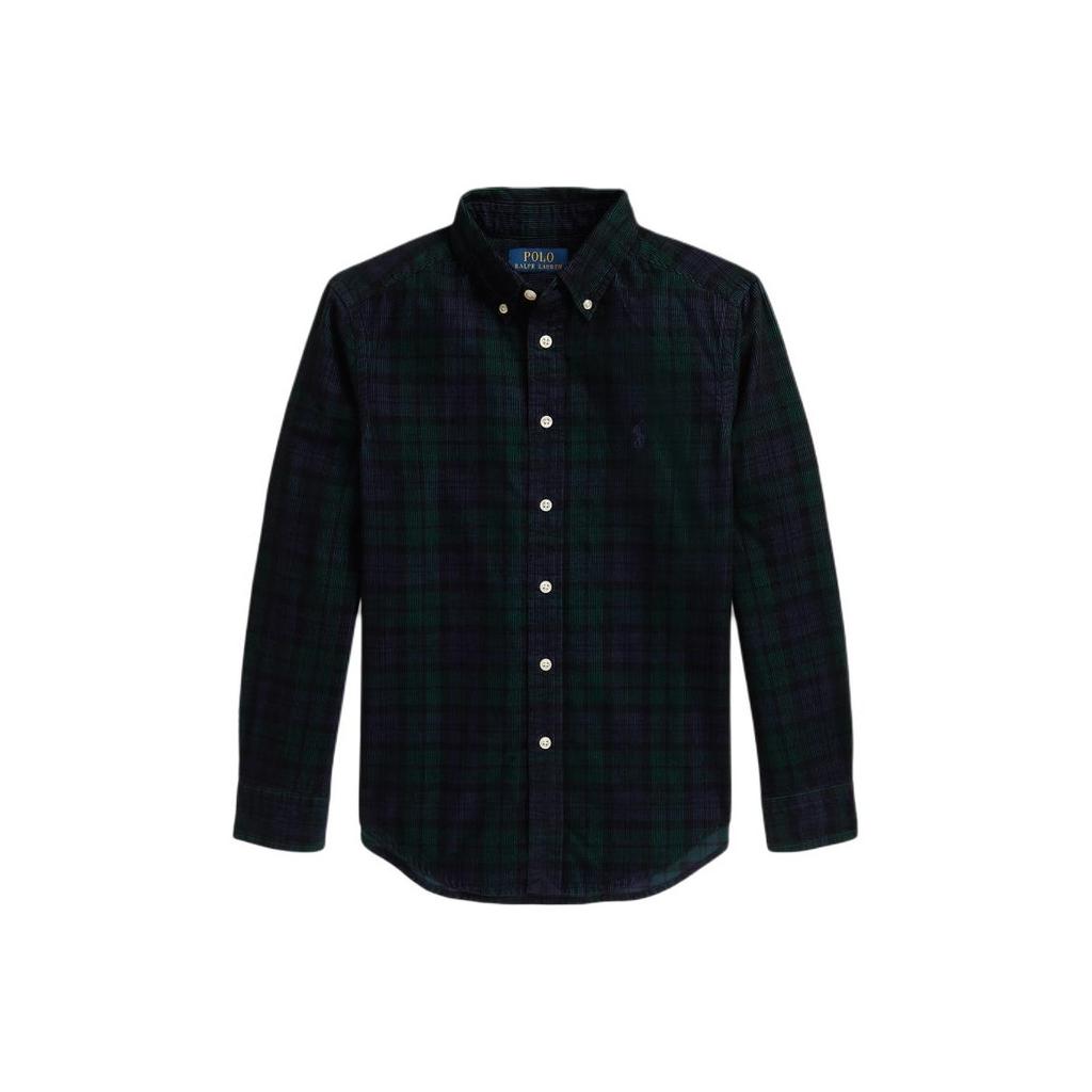 Polo Ralph Lauren Casual Shirt Plaid Button-Down Collar Long Sleeve Kids Kids shirts CWPOWOVY6820622-999