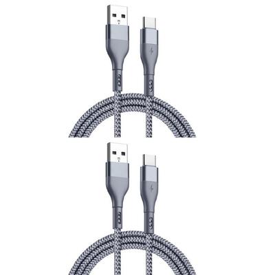 USB A To USB C Quick Charge Cable, 5V 2.4A 480Mbps High Speed Data Sync for Smartphones Tablets Laptops