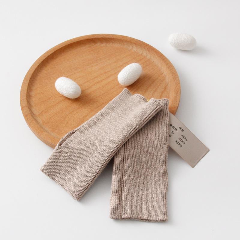 

Унисекс Однотонные Теплые Митенки из Чистого Шелка для Осени и Зимы для Письма и Печати One Size верблюд