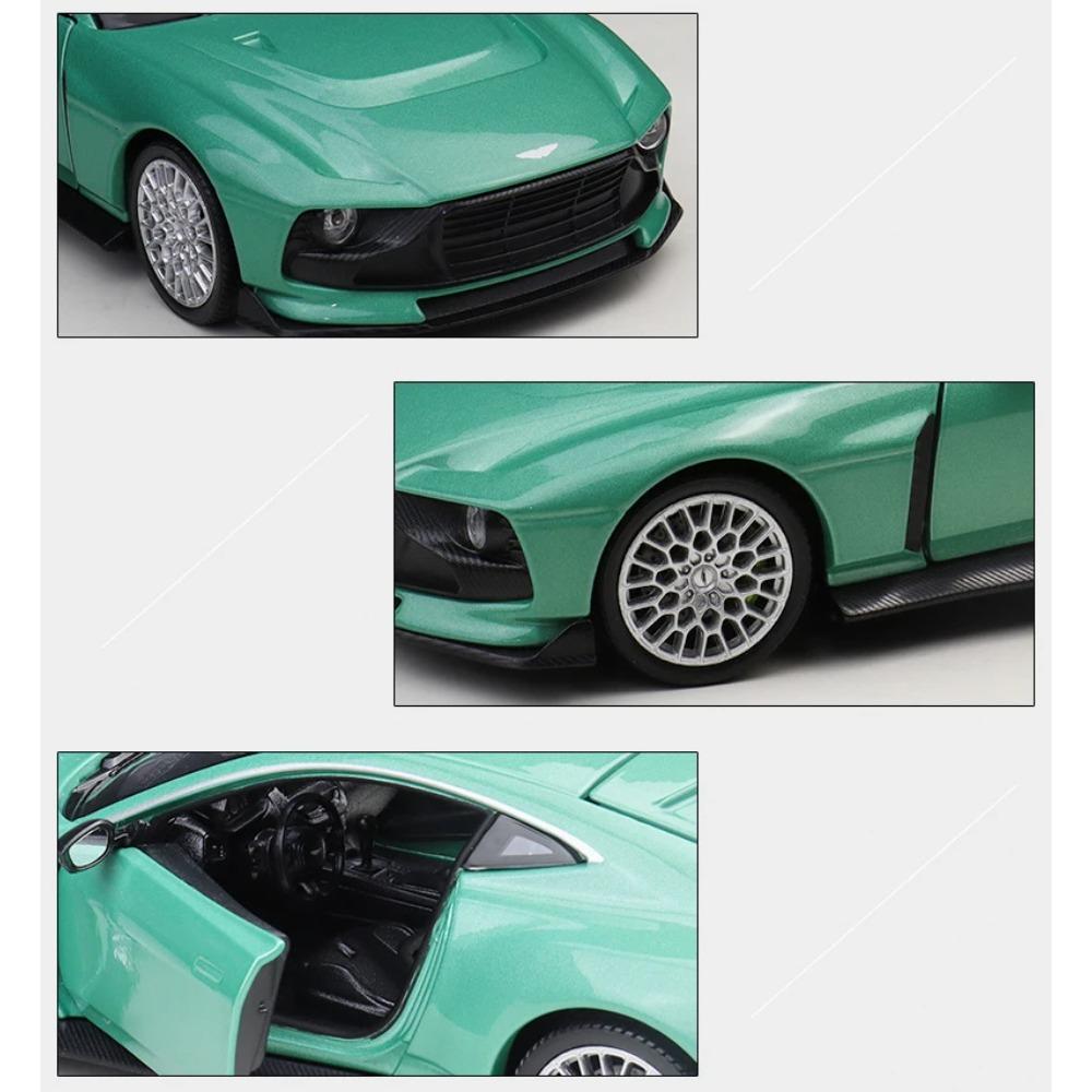 Welly 1/24 Aston Martin Valour Supercar Alloy Car Diecasts & Toy Vehicles Car Model Miniature Scale Model Car Toy for Children