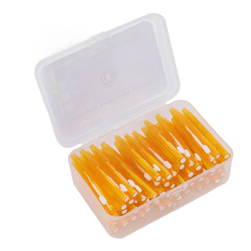 60 Pièces Brosse Interdentaire Pratique Mince Nettoyeur d'Appareil Dentaire avec Manche en PP pour Adultes Enfants