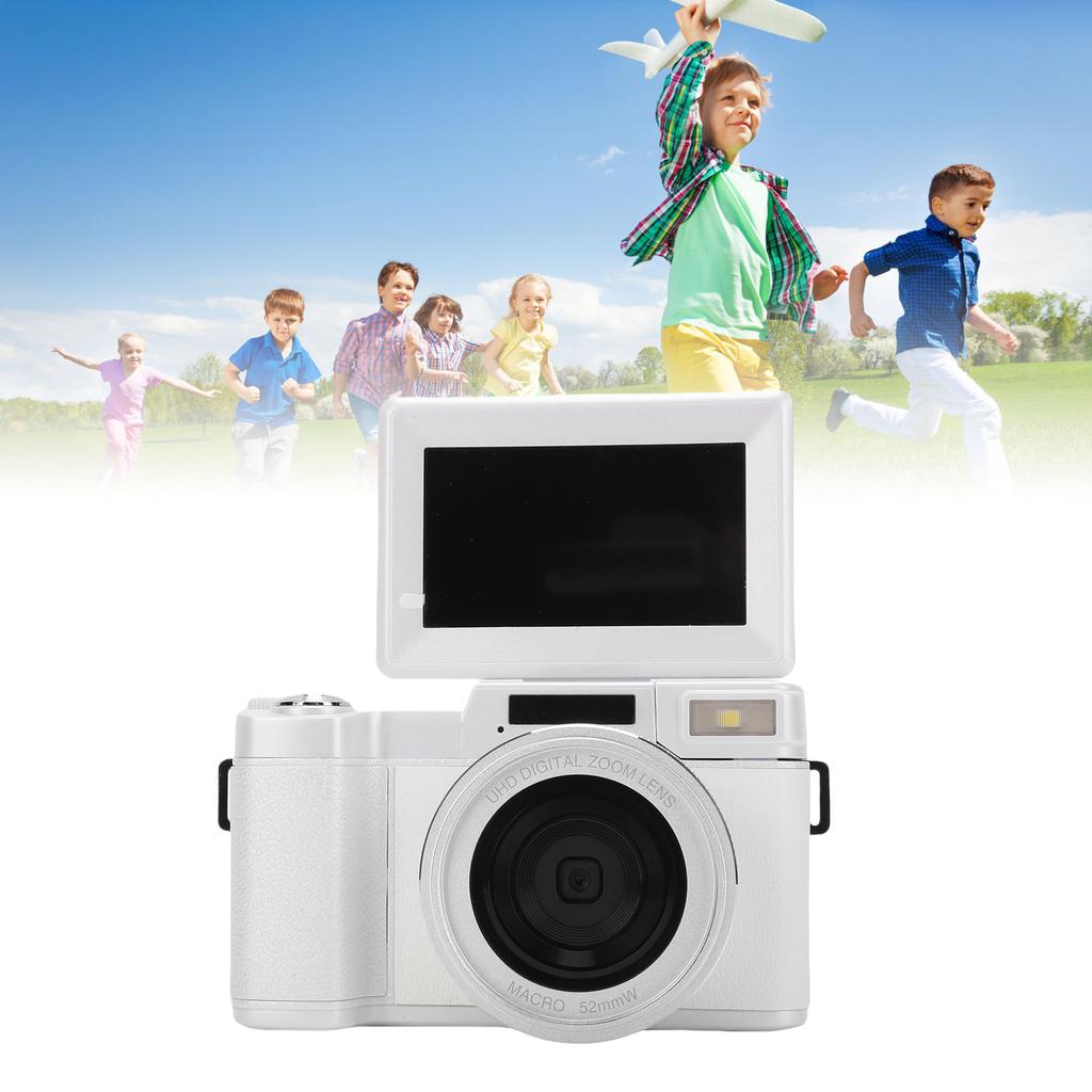5K Digital Camera 64MP 18X Zooming 3 Inch Screen WiFi Beauty Camera with LED Fill Light for Selfies Travel