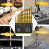 13Pcs High Speed Steel Twist Drill Bit Set 1.5 - 6.5mm Titanium Coated HSS Drill Bits