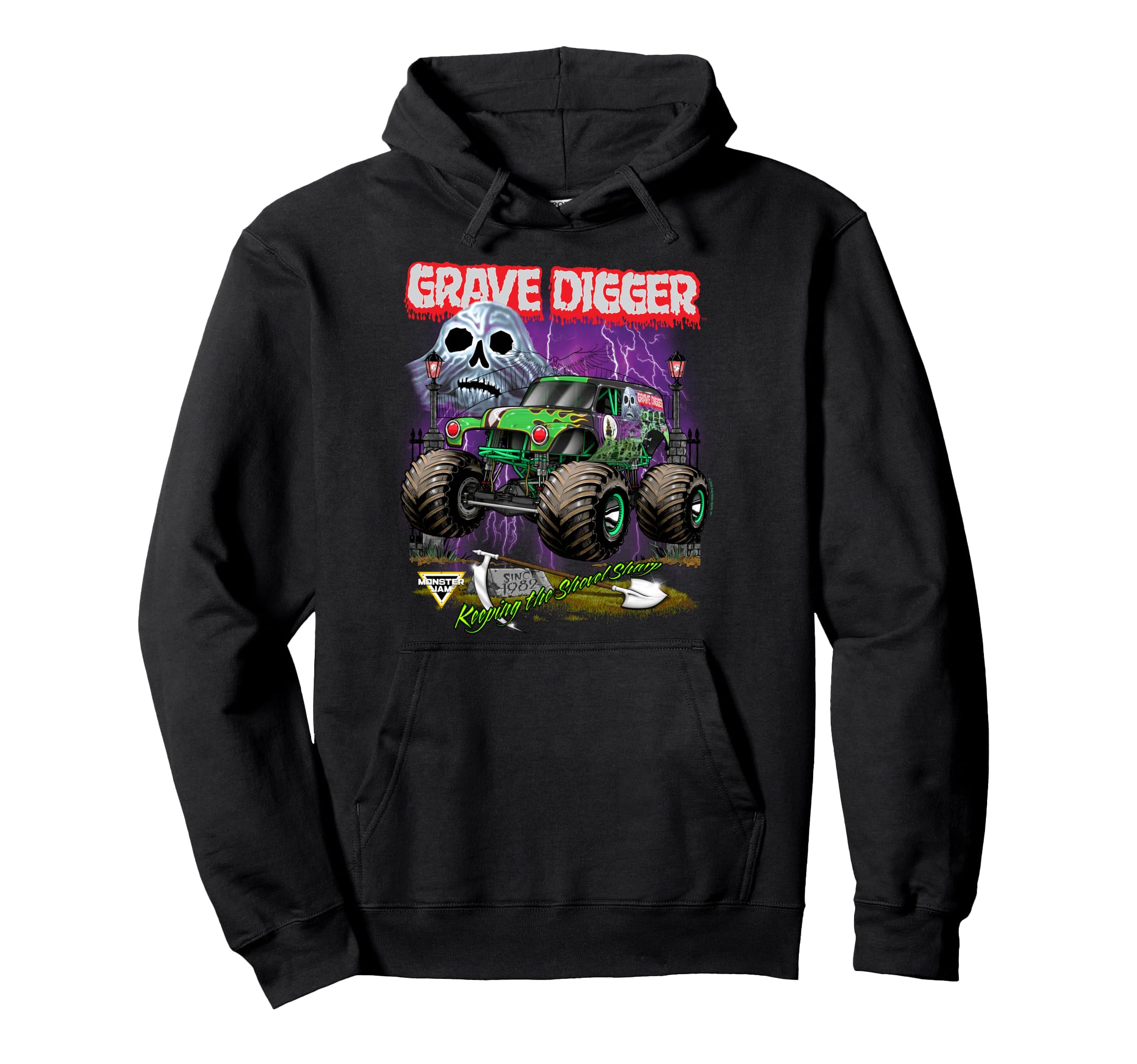 

Худи Monster Jam Grave Digger Лопата Острый