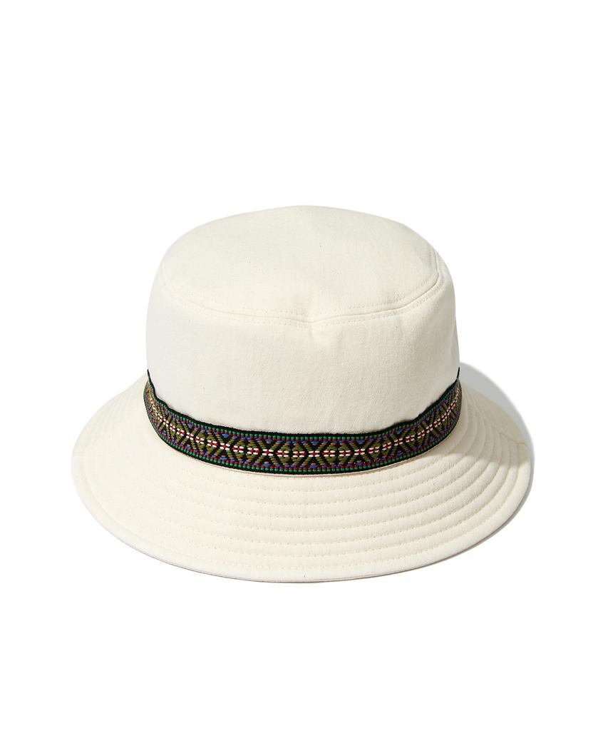 CITY STREET Ctst Ethnic Bucket Hat Ivory(Khaki)