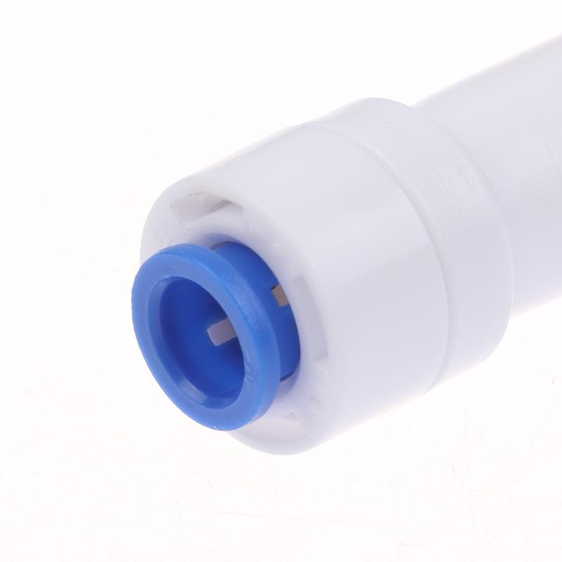 Single-Piece Check Valve Connector 1/4" Check For Valve Push In For Non Return Water Reverse Osmosis System Filters