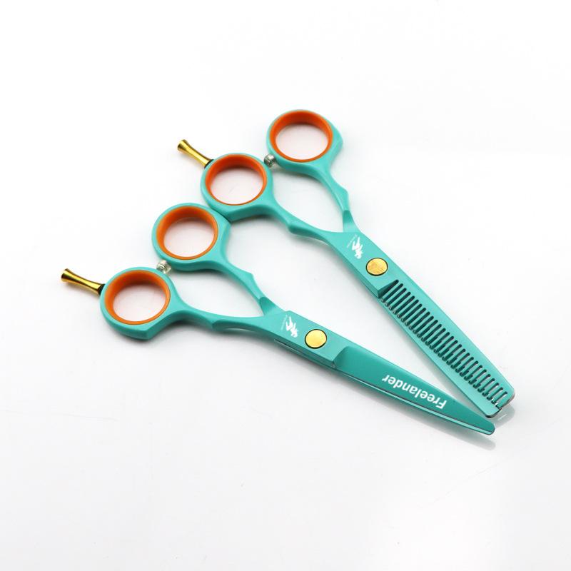 5.5 Inch Color Freelancer, Symmetrical Handle, Hair Scissors, Hair Scissors, Flat Scissors, Bangs Scissors, Tooth Scissors, Thin