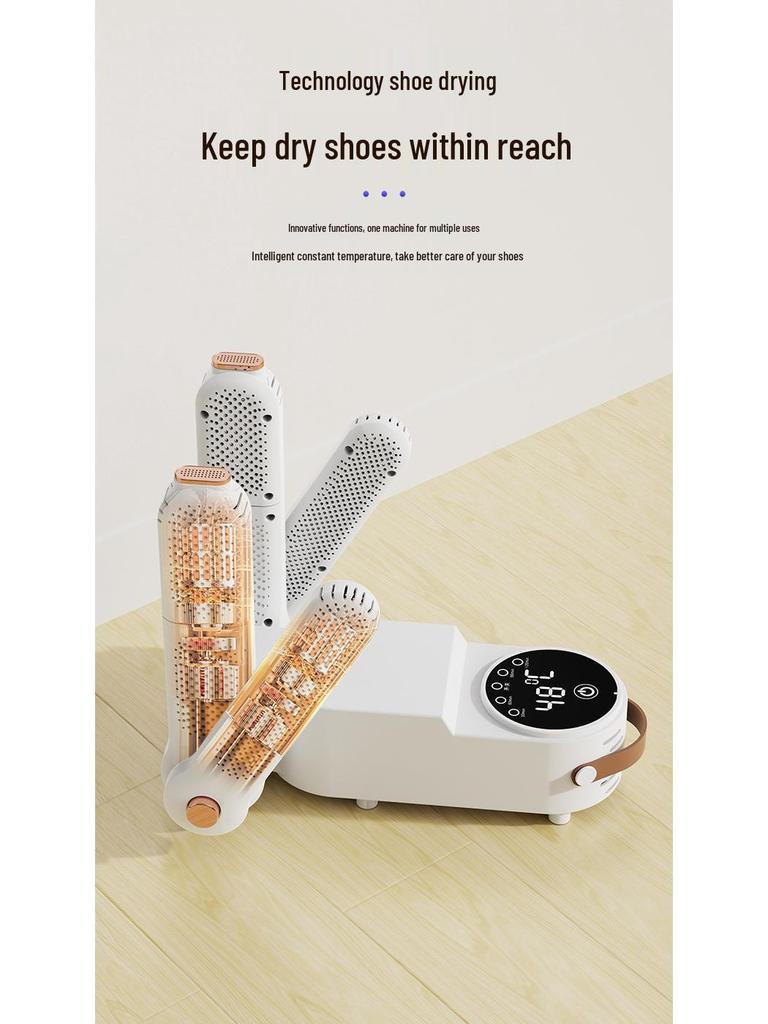 Teleszkópos Cipőszárító és Szagtalanító - Gyorsszárító, Sterilizáló Melegítő Otthonra és Diákoknak