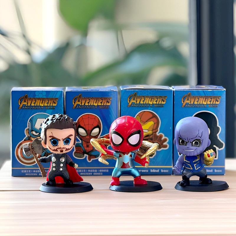 Marvel The Avengers Superhero Pvc Statues With Display Box For Kids And Fans