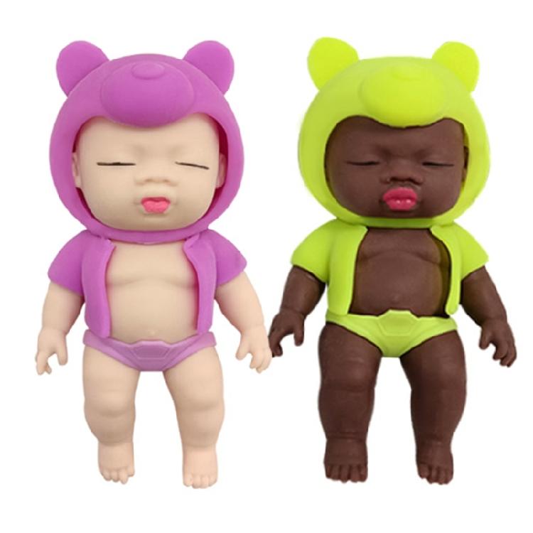 Soft Doll Stretch Toy Doll Anxiety Reduce Baby Doll Stress Relief Sand Doll Toy