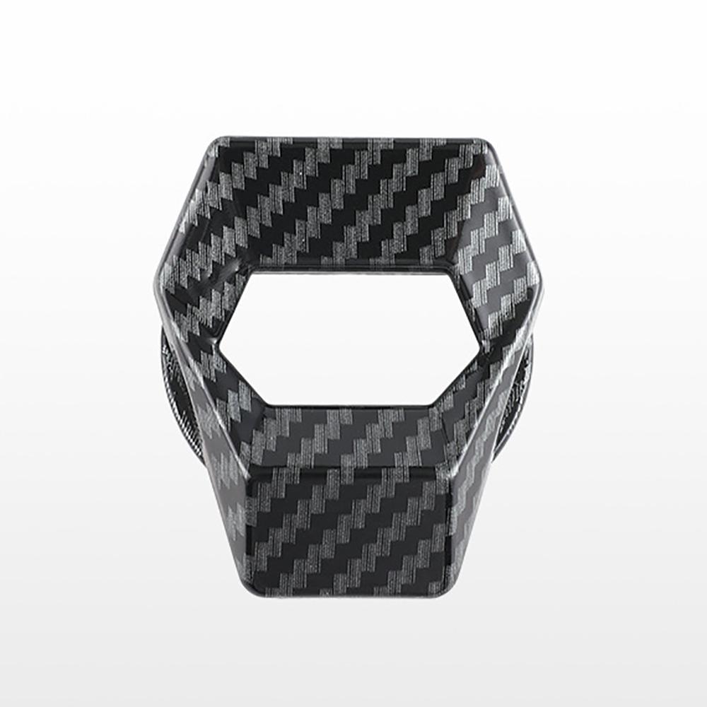 

1PC Carbon Fiber Style Car Engine Start Stop Push Button Switch Cover Interior Sticker
