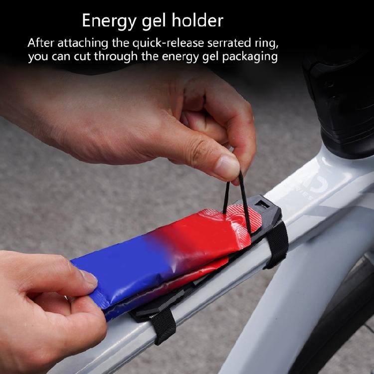 Bike Mountable Energy Gel Storage Clip Quickly Access Bike Energy Gel Clamps Easy Installation Cycling Equipment