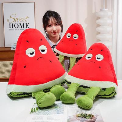 Cute Watermelon Plush Pillow - Home, Car, Sofa, or Dorm Backrest for Women's Comfort