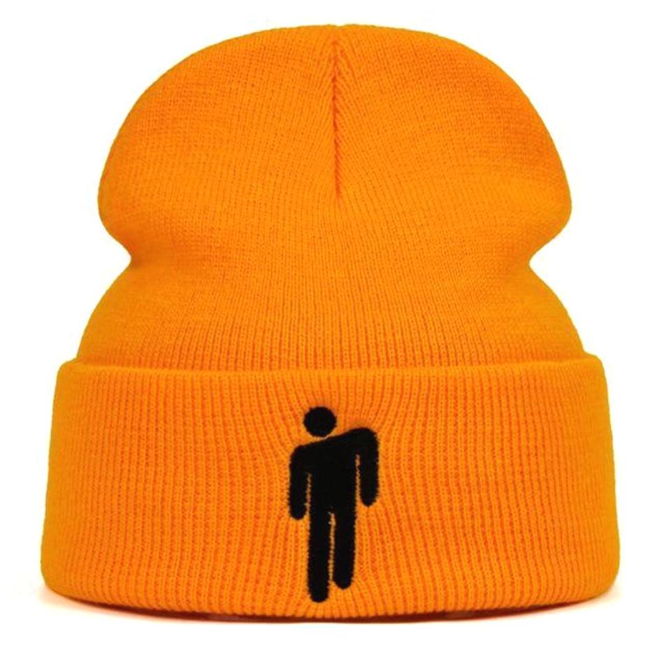 Embroidery Billie Eilish Hat Knitted 