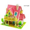 Villa House Castle Building Model 3D Cardboard Puzzle Jigsaw Toys Children's Interest Educational Toys Kids Gift