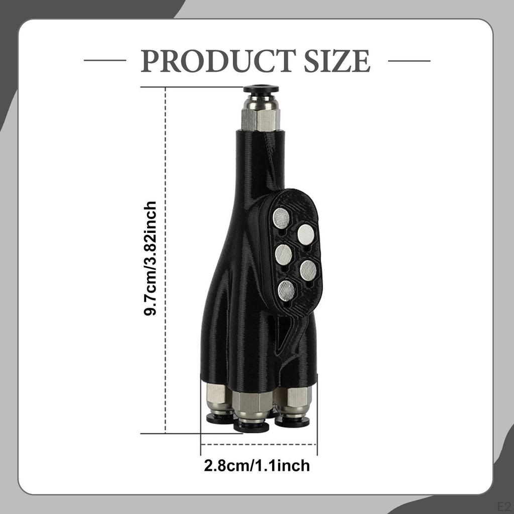 PTFE Adapter Ams Tubing Connector Thickened Replacement 3D Printer Parts Filament Feeding Joint Easy