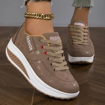 Damskie modne buty sportowe, codzienne, wielofunkcyjne, na platformie, lekkie, wygodne, oddychające, trampki