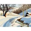 5D Diamond Embroidery Landscape Cross Stitch Winter Snow Scenery Diamond Painting Full Square Round Drill Mosaic Home Decor Gift