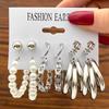 Tone Color Snake Drop Earrings Set Geometric Long Tassel Dangle Earrings Set For Women Of Earrings JewelryGeometric Drop