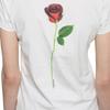 Balenciaga T Shirts Women's White Crew Neck Moderate 571213TEVB69044