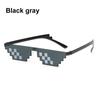 Funny Pixelated Mosaic Glasses Adults Teens Halloween Decorative Shades Party Disco Glasses Photo Props Gamer Robot Sunglasses