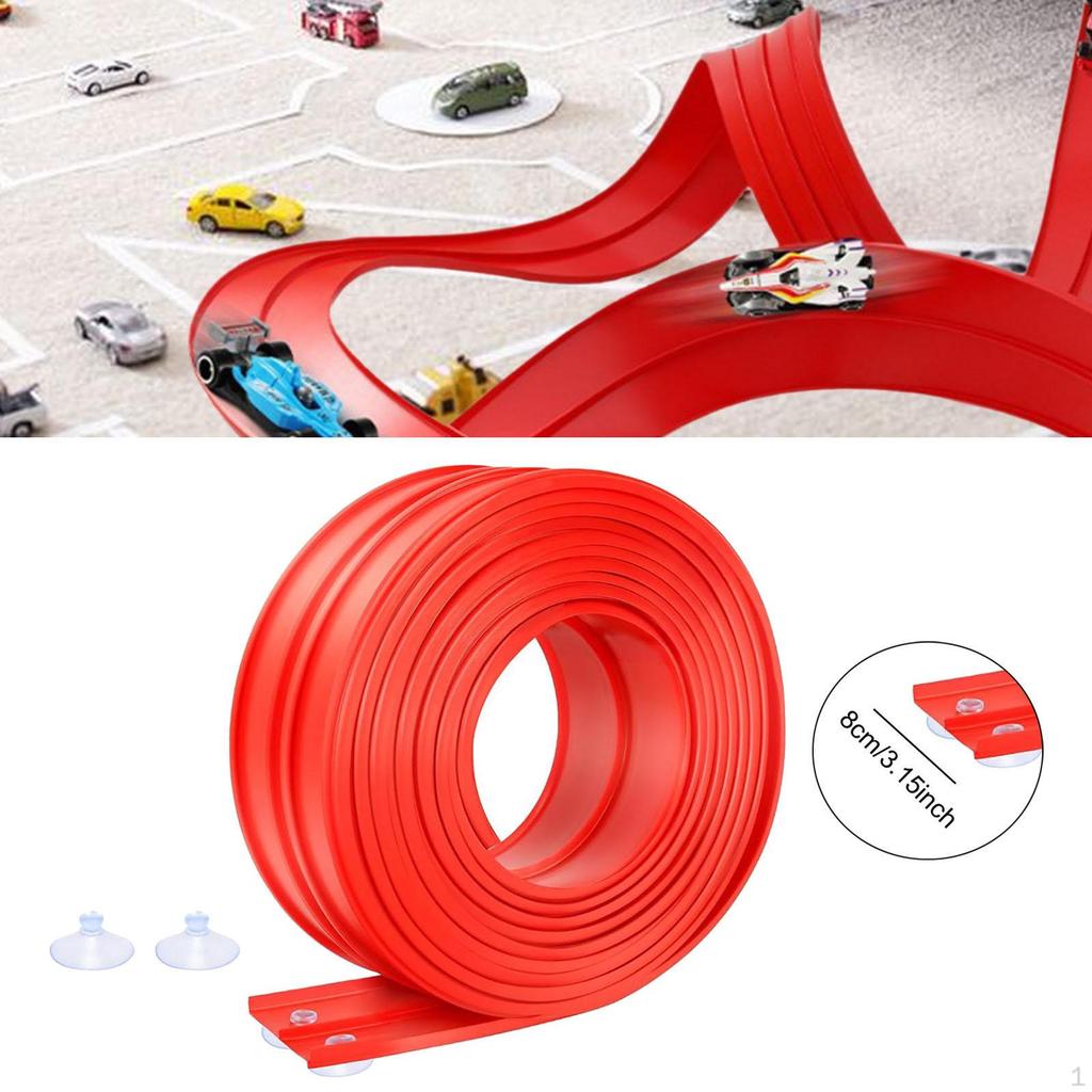 Fleksibel Rampebane for Racerbiler med Sterke Sugekopper for År Gamle Jule- og Bursdagsgaver