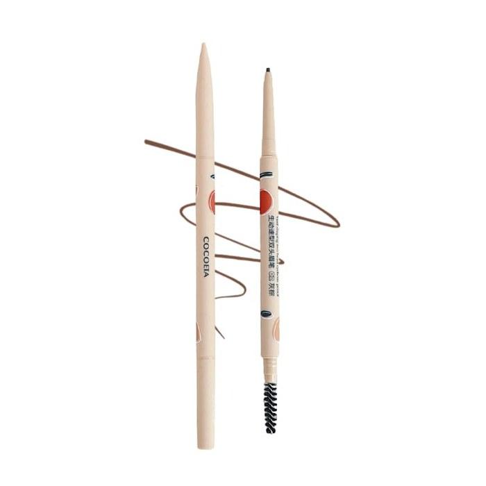 EXWICH Eyebrow Pencil – Fine Tip Waterproof – Gray Brown (02-Gray Brown)