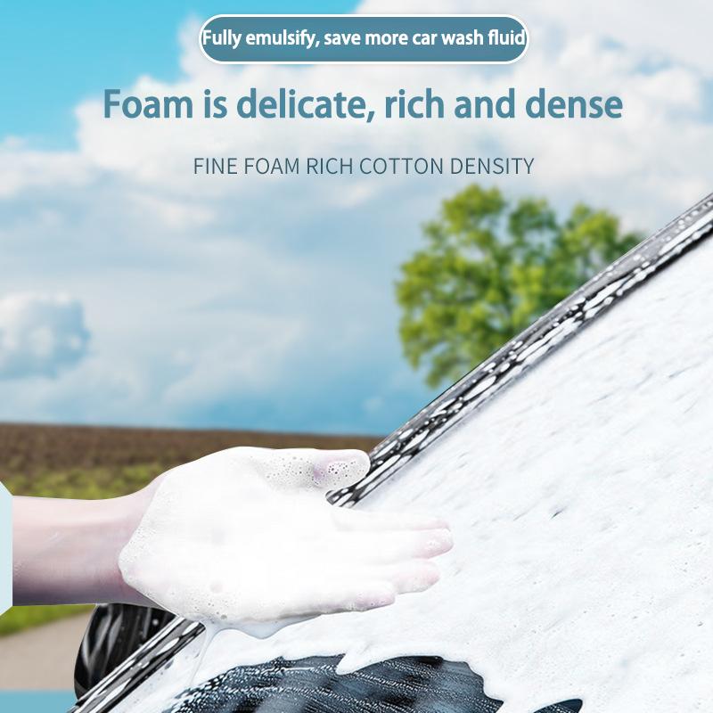 2L Hand Pump Foam Sprayer Pneumatic Washer Foam Snow Foam High Pressure Car Wash Spray Bottle for Car Home Cleaning