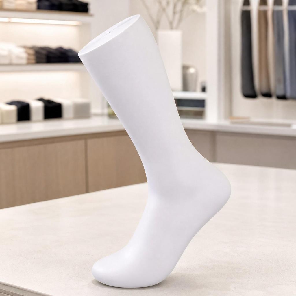 Sock Display Mannequin Sturdy Photography Prop Versatile for Retail Counters
