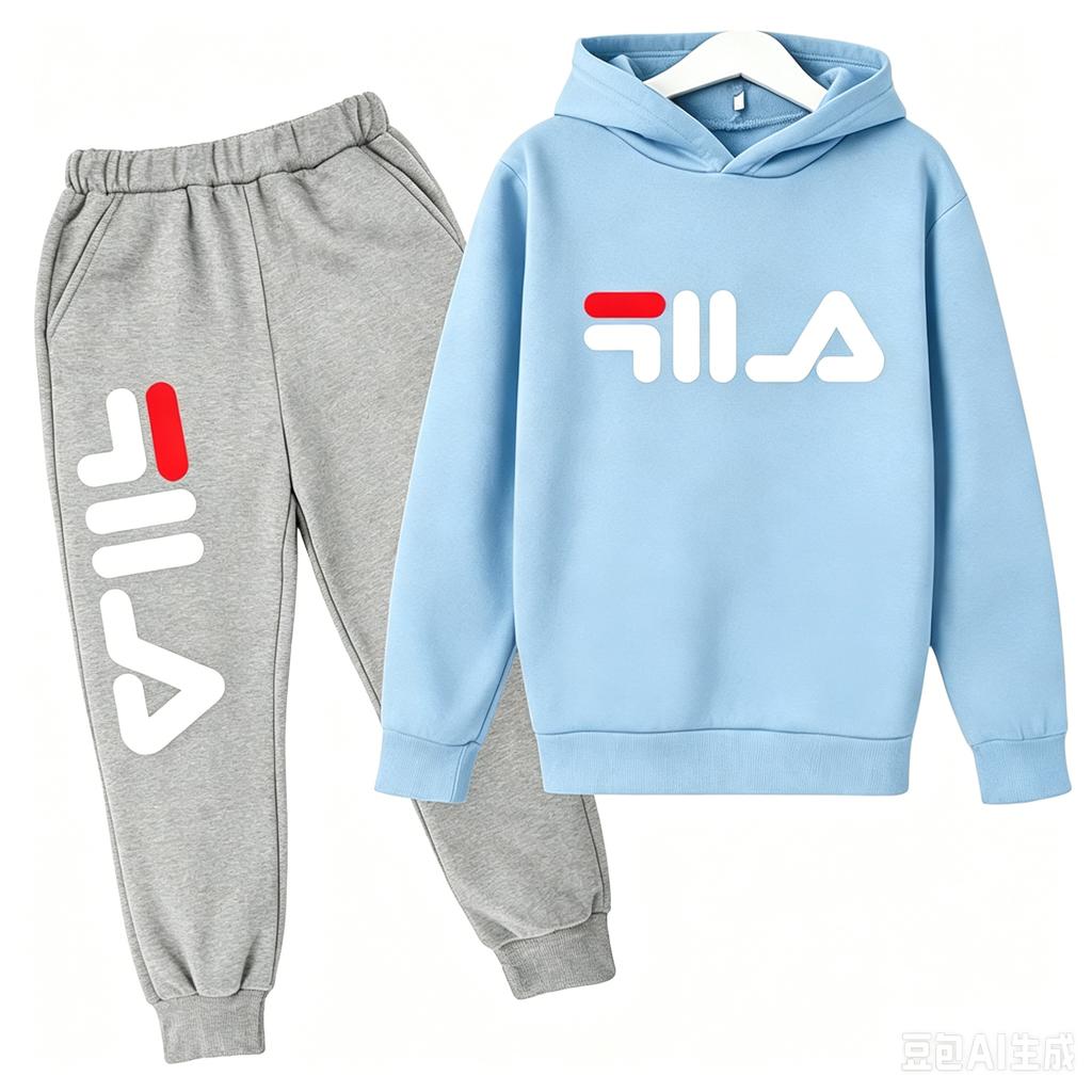 2025 Frühling und Herbst Kinder Jungen und Mädchen Lässiges Sportoberteil + Hose 2-teiliges Mädchen-Anzug 3-14 Jahre Outdoor Jogginganzug