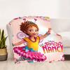 1pc, Disney Fancy Nancy Blanket, Living Room, Travel, Camping, Car Blankets