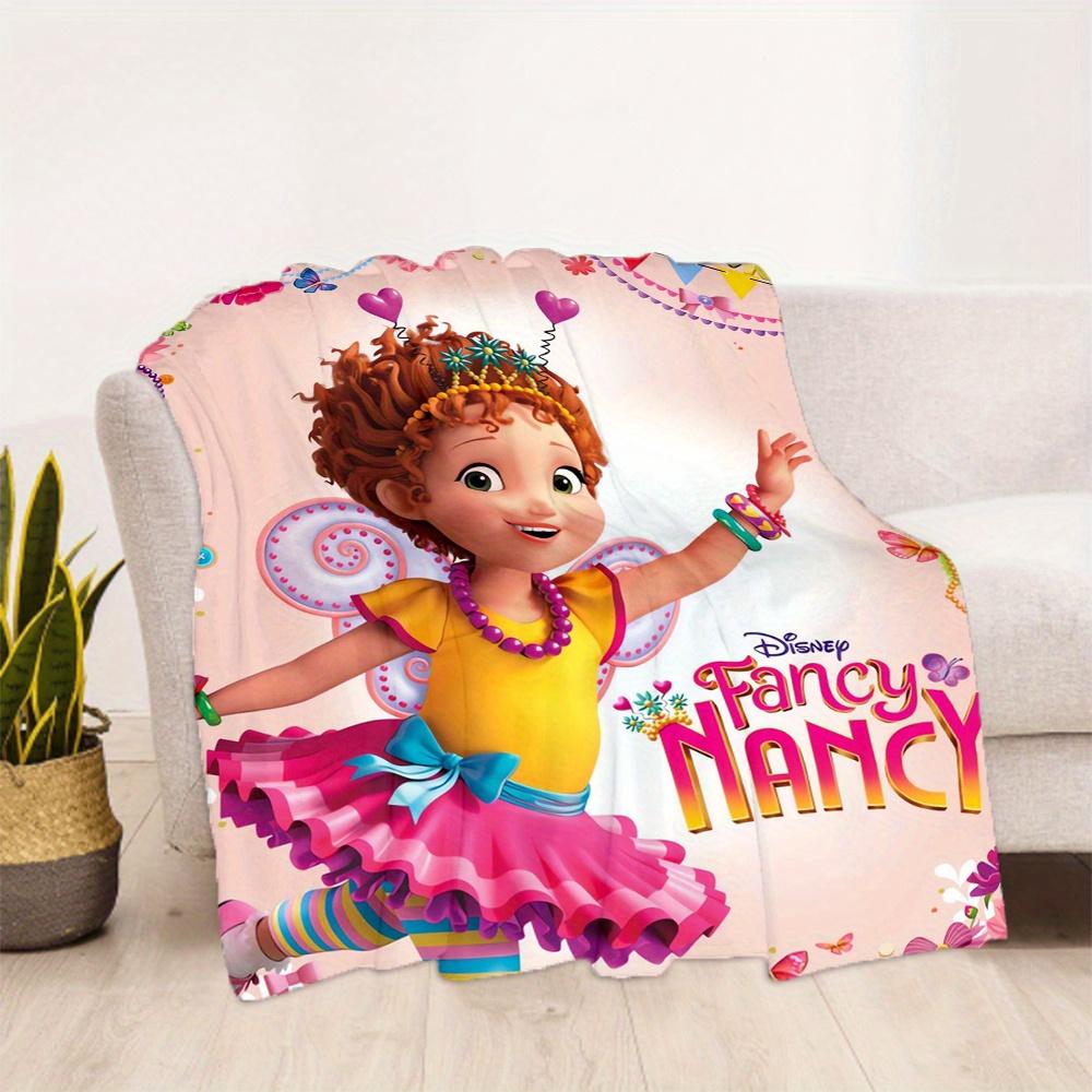 1pc, Disney Fancy Nancy Blanket, Living Room, Travel, Camping, Car Blankets