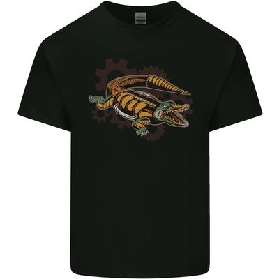Steampunk Crocodile Alligator Kids T-Shirt Childrens