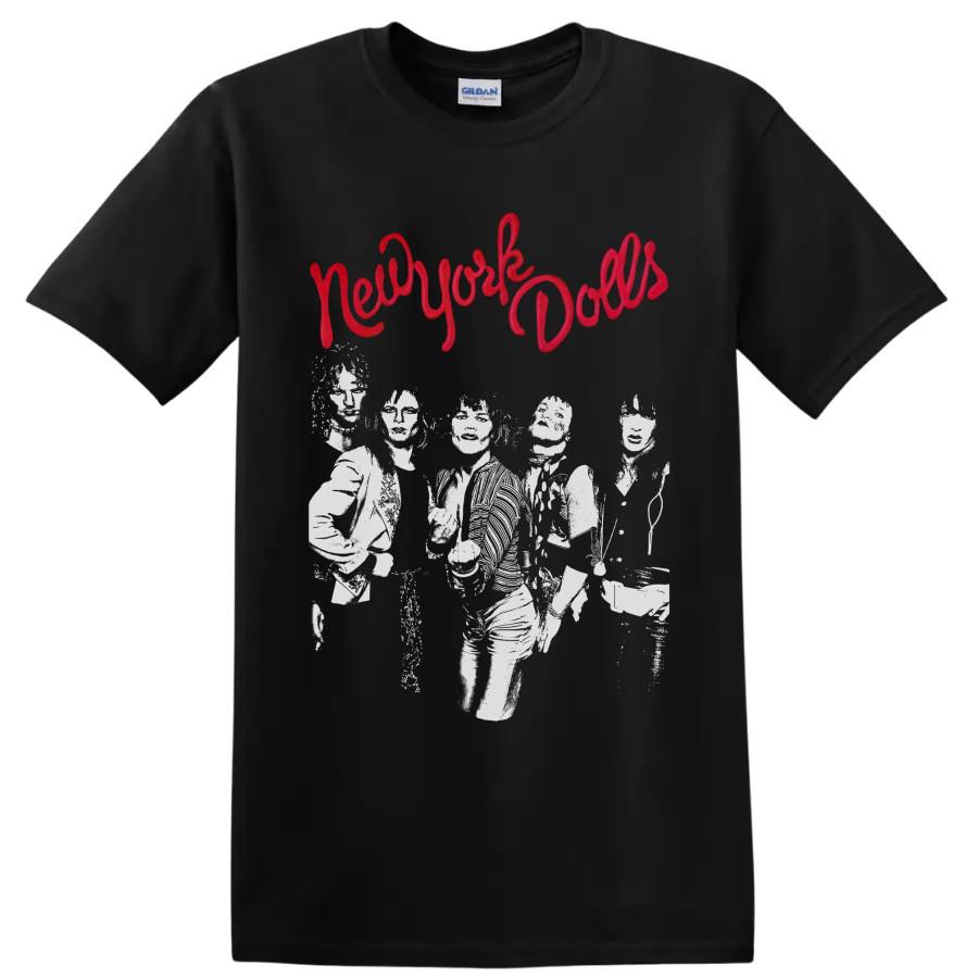 Camiseta de la Banda Punk Rock New York Dolls Camiseta Gráfica de Música Vintage Regalo Retro para Fan