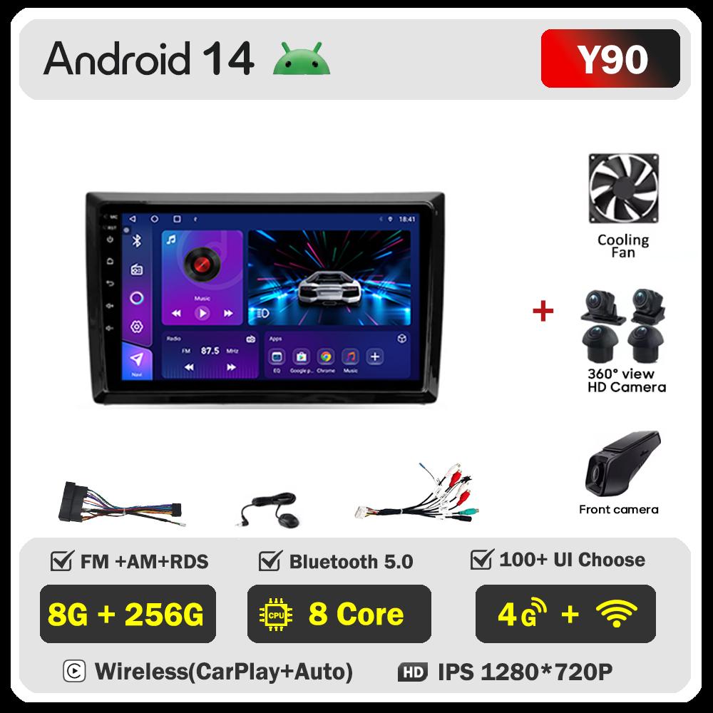 Android 14 For VW Volkswagen Beetle A5 2011 - 2019 Stereo Head Unit Mirror Link GPS Navigation Autoradio Car Intelligent Systems
