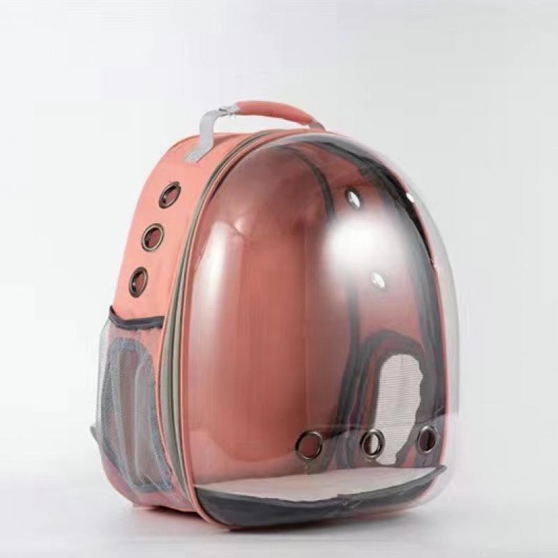 2025 Space Capsule Transparent Cat Backpack - Breathable, Double Shoulder, Portable Pet Carrier for Kittens