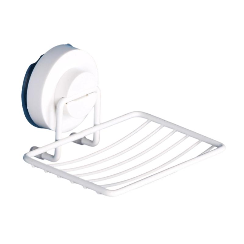 

Waterproof Wall Mount Soap Dish Counter Slip Suction Owner For Shower Kitchen Storage