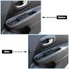 4x Car Window Lift Switch Button Panel Cover Trim Frame for Jeep Renegade 2016+